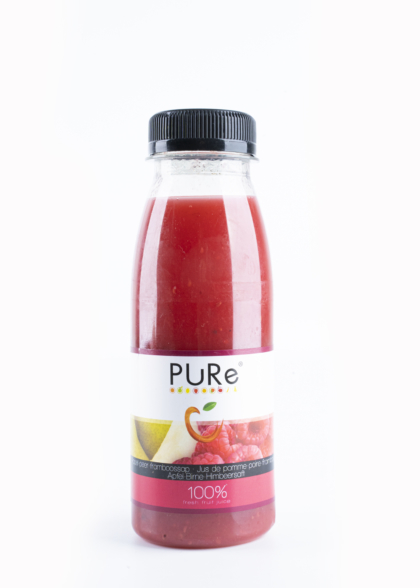 The Juicy Grou p - Pure - Jus de framboise-pomme-poire - Pure HPP 25cl